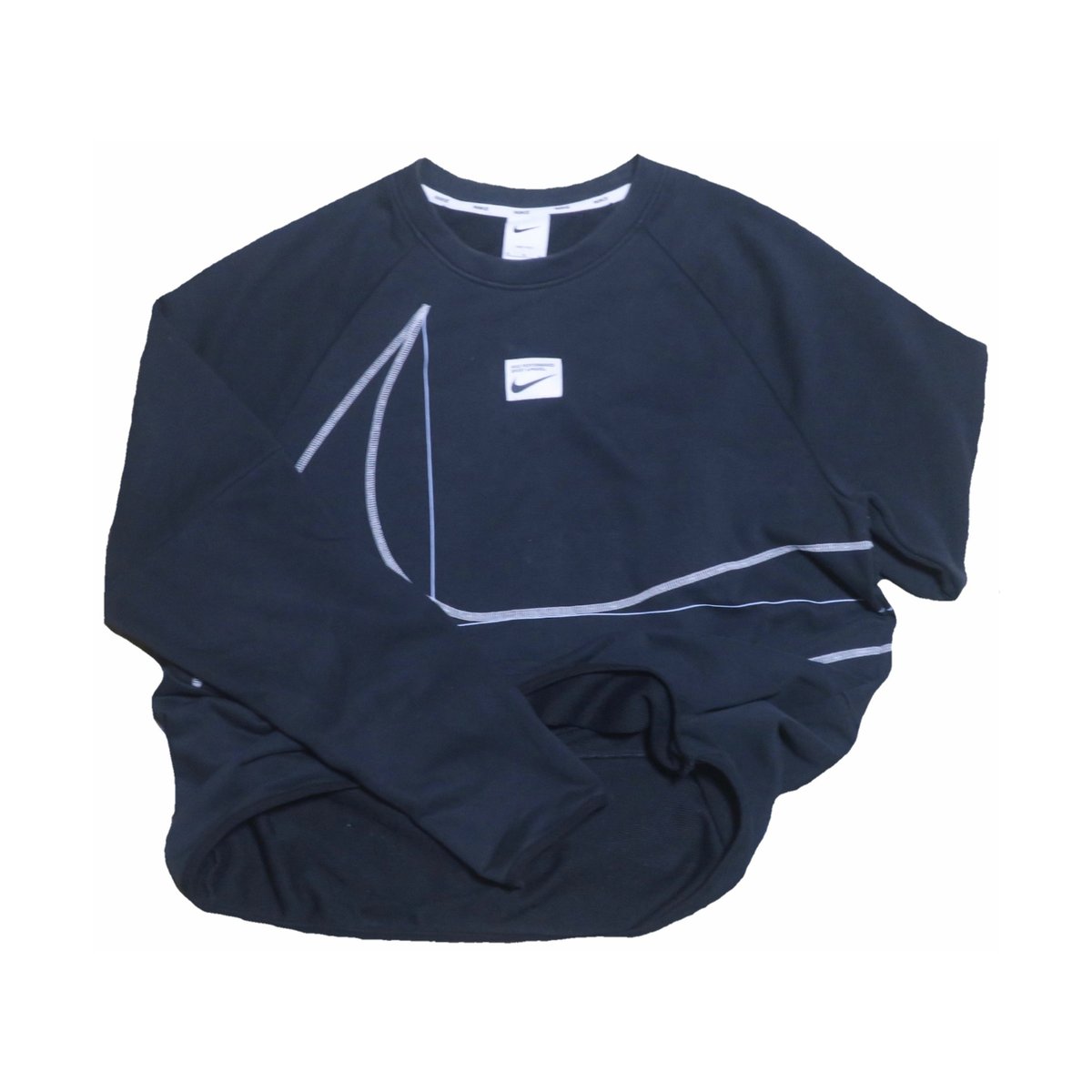 新品人気廃盤モデルナイキ NIKELIBRETTOリブレット長袖2着フルセット 90s NIKE V-Neck Logo Nylon Pullover Jacket 黒青 XXXL ナイキ