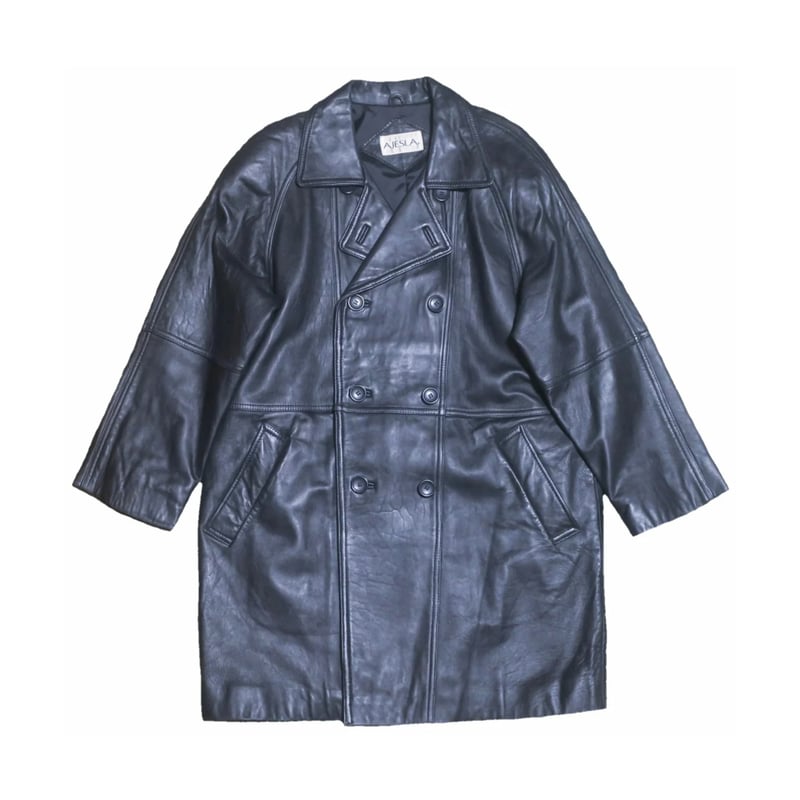 AJESLA(アジェスラ) レザートレンチコート | 少しマニアックな古着の
