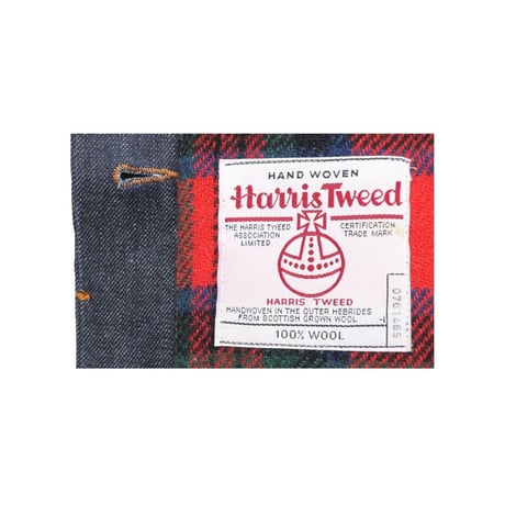 『レディース』MASSE MENSCH/HARRIS TWEED(マッセメンシュ/ハリスツイード) デニムジャケット