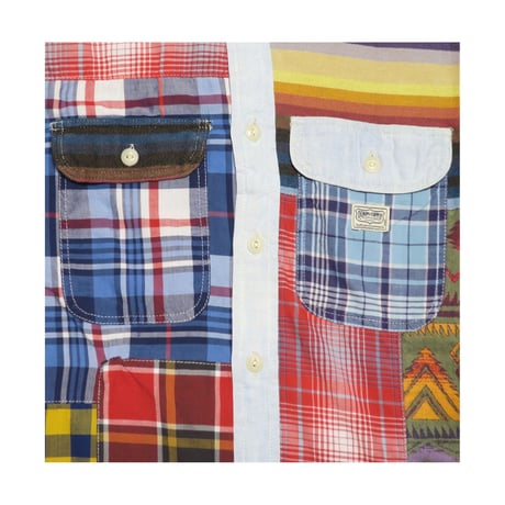 DENIM&SUPPLY Ralph Lauren(デニムアンドサプライ ラルフローレン)パッチワークシャツ②