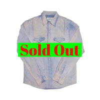 DENIM&SUPPLY Ralph Lauren(デニムアンドサプライ ラルフローレン) ブリーチ加工シャンブレーシャツ