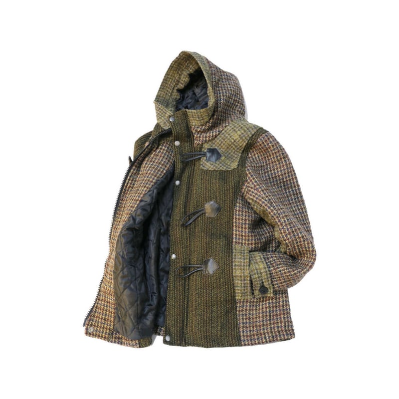 Harris​ Tweed(ハリスツイード) ツイードダッフルコート | 少し