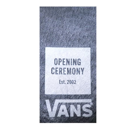 VANS/OPENING CEREMONY(バンズ/オープニングセレモニー) ベルベットスリッポン