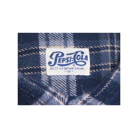 PEPSI COLA(ペプシコーラ) ネルシャツ