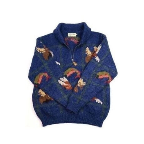 ヴィンテージL.L.Bean(エルエルビーン) ハーフジップカウチン