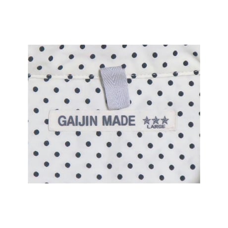GAIJIN MADE(ガイジンメイド) ドット柄シャツ
