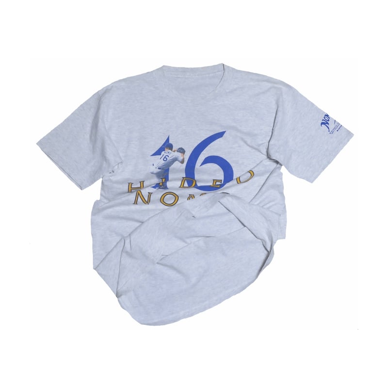LOS ANGELES Dodgers(ロサンゼルスドジャース) 野茂英雄Tシャツ