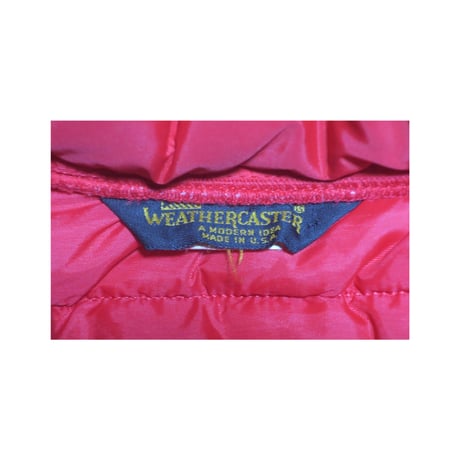 90s WEATHERCASTER(ウェザーキャスター) ダウンベスト