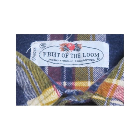 FRUIT OF THE LOOM(フルーツオブザルーム) ネルシャツ