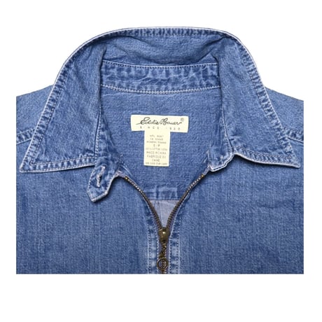 Eddie Bauer(エディーバウアー) ハーフジップデニムシャツ
