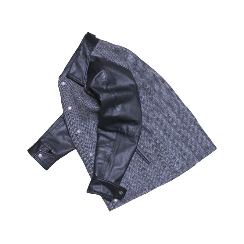 Harris Tweed(ハリスツイード) スタジャン | 少しマニアックな古着の