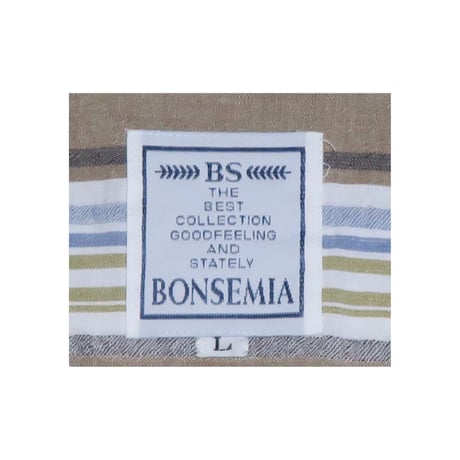 BONSEMIA(ボンセミア) ストライプシャツ