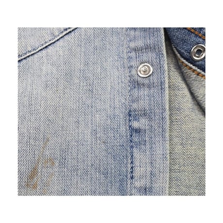 Nudie Jeans(ヌーディージーンズ) ユーズド加工デニムシャツ