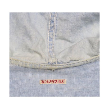 KAPITAL(キャピタル) ユーズド加工シャンブレーシャツ