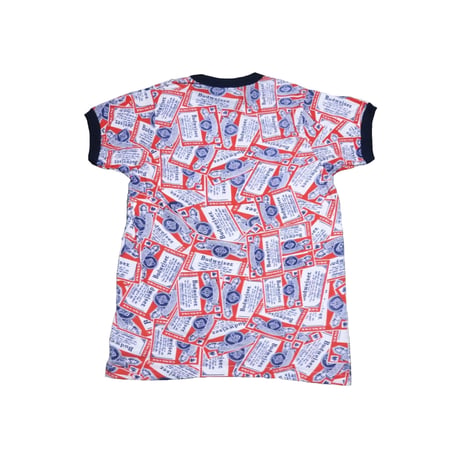 Budweiser(バドワイザー) 総柄Tシャツ②