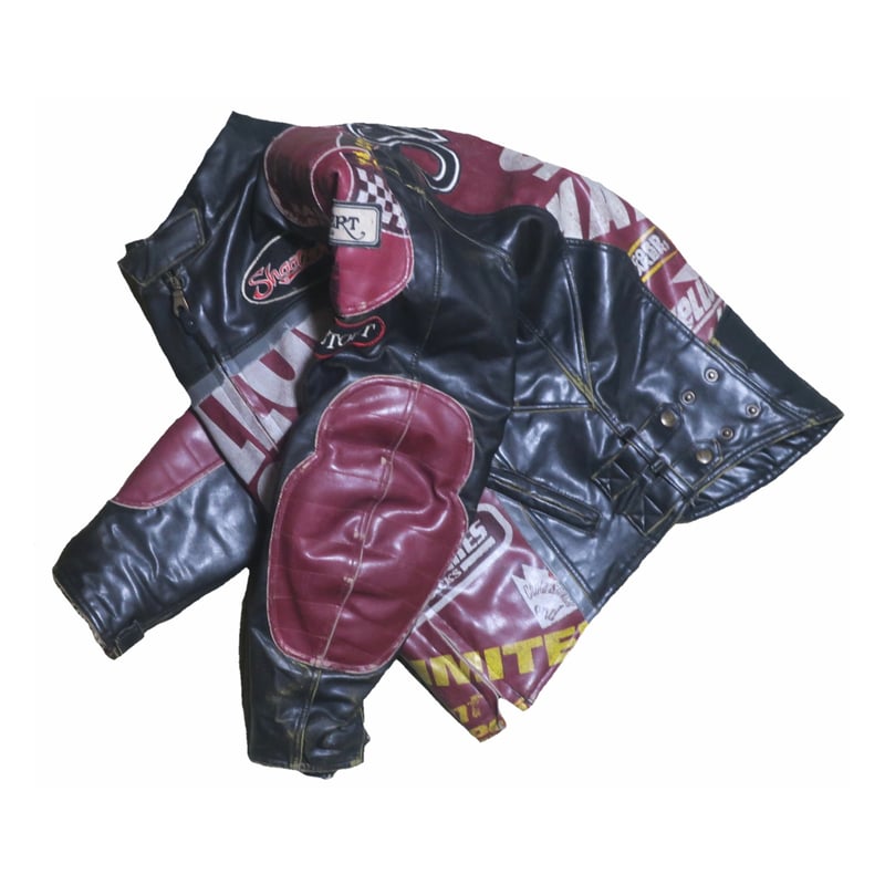 90s★YELLOW CORN★ライダースジャケット★Y2K Darkcore 中古・古着通販】YELLOW CORN (イエローコーン) レザーライダース