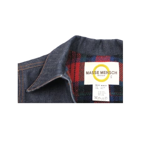 『レディース』MASSE MENSCH/HARRIS TWEED(マッセメンシュ/ハリスツイード) デニムジャケット