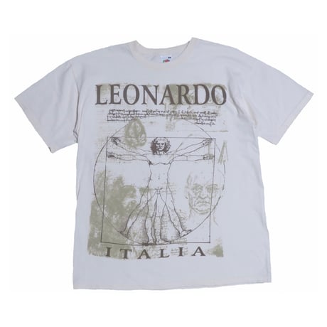 FRUIT OF THE LOOM(フルーツオブザルーム) レオナルドダヴィンチTシャツ