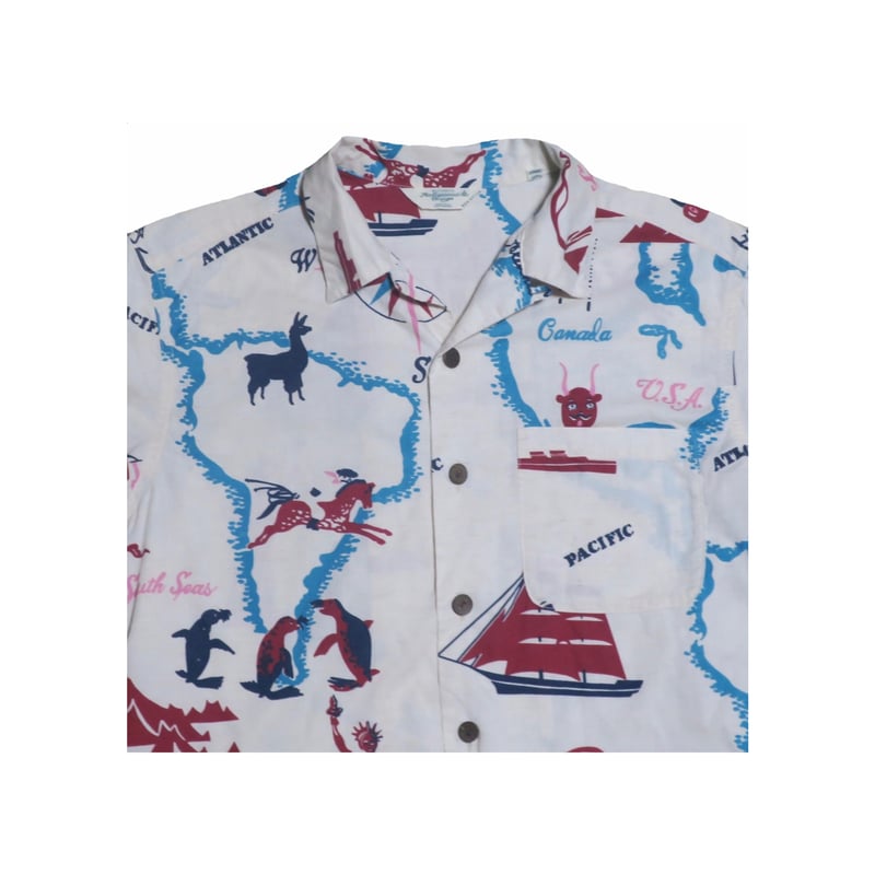 DENIM&DUNGAREE(デニムアンドダンガリー) オープンカラーシャツ | 少し