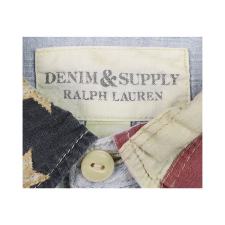 DENIM&SUPPLY Ralph Lauren(デニムアンドサプライ ラルフローレン) ユーズド加工シャンブレーシャツ
