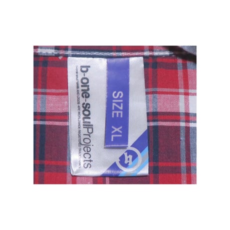 b-one-soul Projects チェック柄シャツ