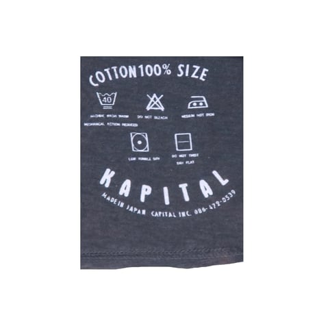 KAPITAL(キャピタル) プリントTシャツ
