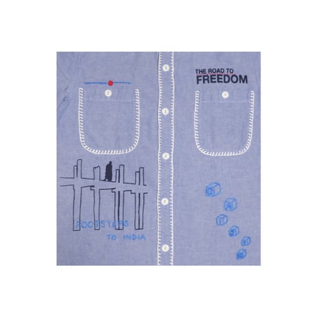 GAIJIN MADE(ガイジンメイド) 刺繍シャツ