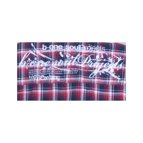 b-one-soul Projects チェック柄シャツ