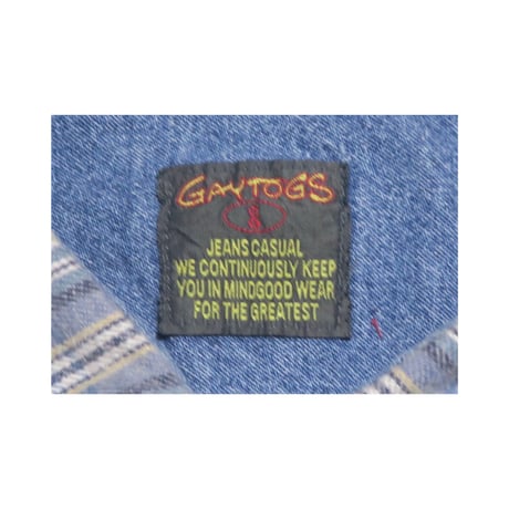 GAYTOGS(ゲイタッグス) ネルシャツ