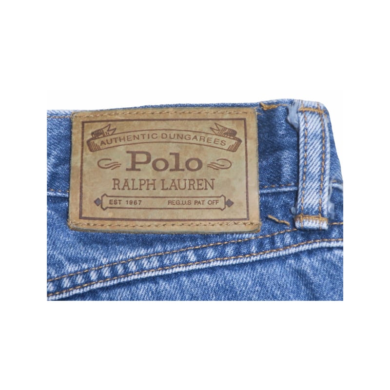 【新品 大きいサイズ】Polo Ralph Lauren ジーンズ デニム 濃紺 POLO RALPH LAUREN ジーンズ デニム デニムパンツ ハイライズ