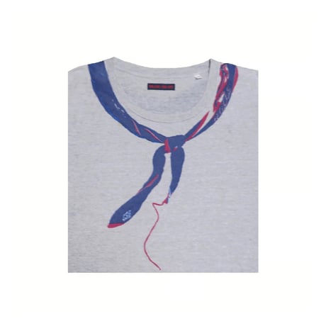 BLUE BLUE(ブルーブルー) バンダナプリントTシャツ