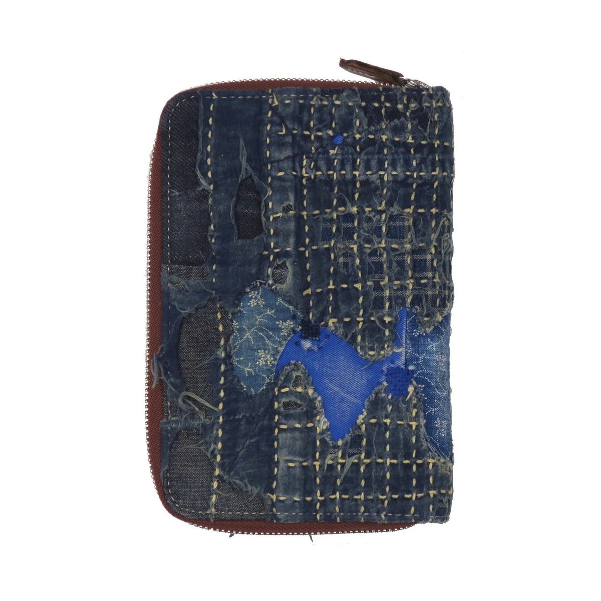 KAPITAL archive Sahiko キャピタル 刺し子 マフラー 縮絨ウール