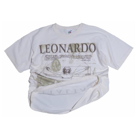 FRUIT OF THE LOOM(フルーツオブザルーム) レオナルドダヴィンチTシャツ