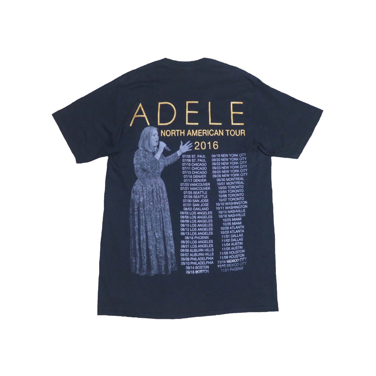 【ADELE】2016 サマーツアーT　アデル ADELE】2016 サマーツアーT アデル 007 - メルカリ