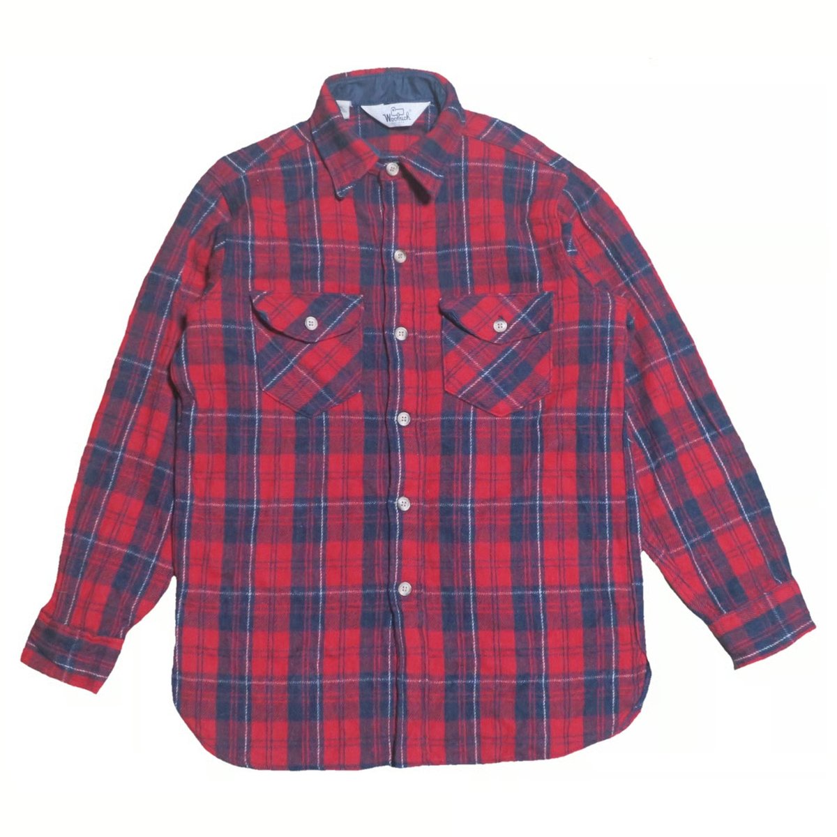 【70s】Woolrich ウールチェックシャツ M アースカラー 即完売 fit=scale-down,w=1200