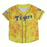 阪神Tigers(タイガース) ベースボールシャツ チームシャツ②