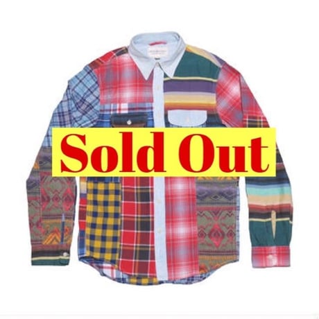 DENIM&SUPPLY Ralph Lauren(デニムアンドサプライ ラルフローレン)パッチワークシャツ②