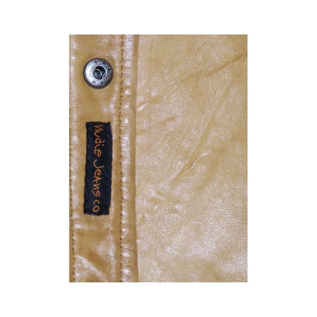 Nudie Jeans(ヌーディージーンズ) レザーシャツ②