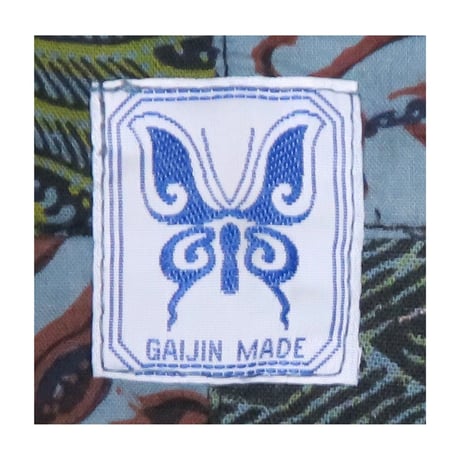 GAIJIN MADE(ガイジンメイド) パッチワーク半袖シャツ③