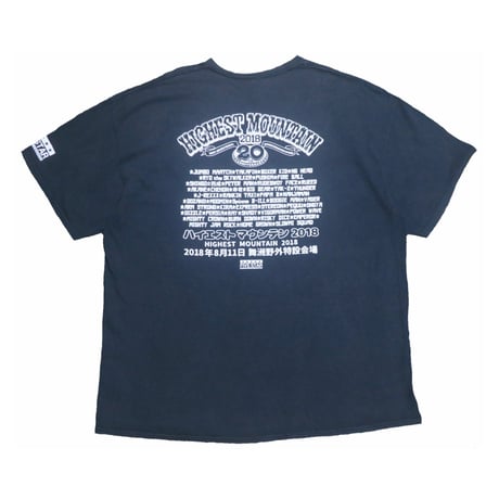 HIGHEST MOUNTAIN 2018(ハイエストマウンテン) Tシャツ レゲエ フェス バンドt 古着