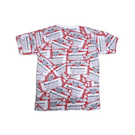 Budweiser(バドワイザー) 総柄Tシャツ