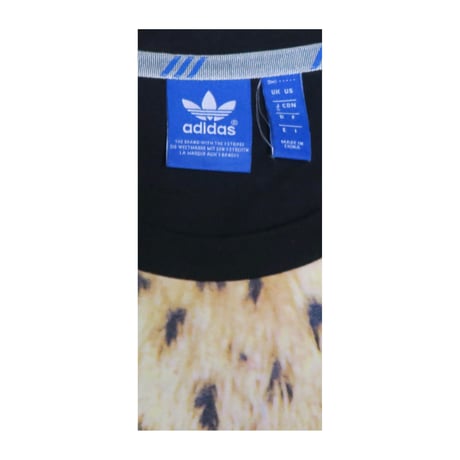 adidas(アディダス) 豹プリントTシャツ