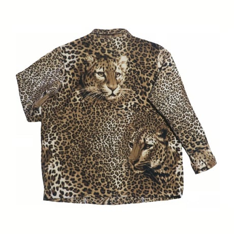ヒョウ柄シャツジャケット