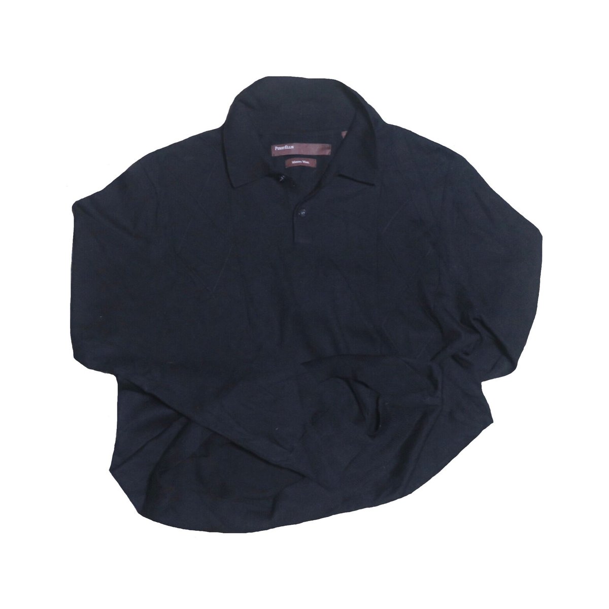 未使用スパンコール 黒 セーター　PERRY ELLIS 毛100％ 9R M 90年代 PERRY ELLIS ペリー エリス リブニット ウールセーター