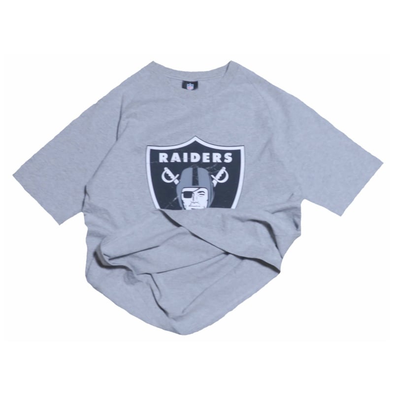 LA RAIDERS Tシャツ Lサイズ LOS ANGELES RAIDERSフットボールTシャツ（NFLロサンゼルス