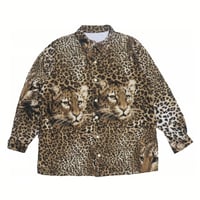 ヒョウ柄シャツジャケット