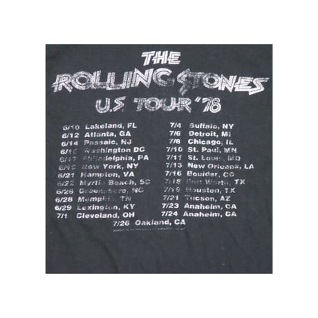 the ROLLING STONES(ローリングストーンズ) U.S tour 78 Tシャツ