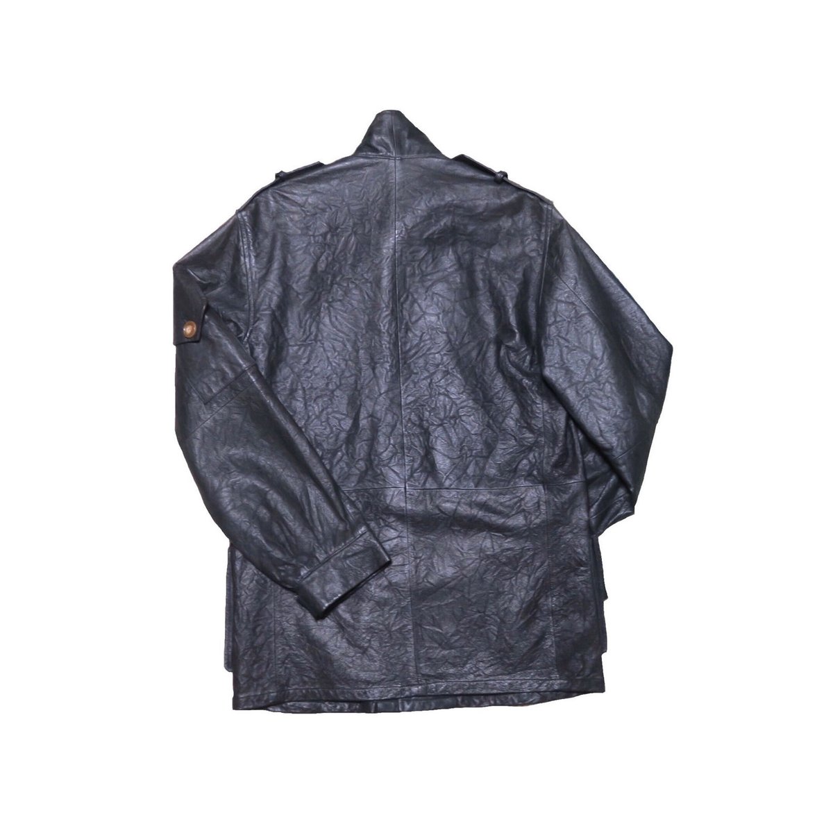 本革　WOOLRICH ウールリッチ　レザーテーラードジャケット　黒　Mサイズ 本革 WOOLRICH ウールリッチ レザーテーラードジャケット 黒 M
