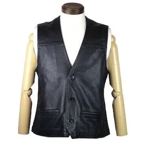 Borsalino(ボルサリーノ) レザーベスト