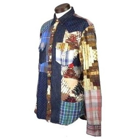 DENIM&SUPPLY Ralph Lauren(デニムアンドサプライ ラルフローレン) パッチワークシャツ③
